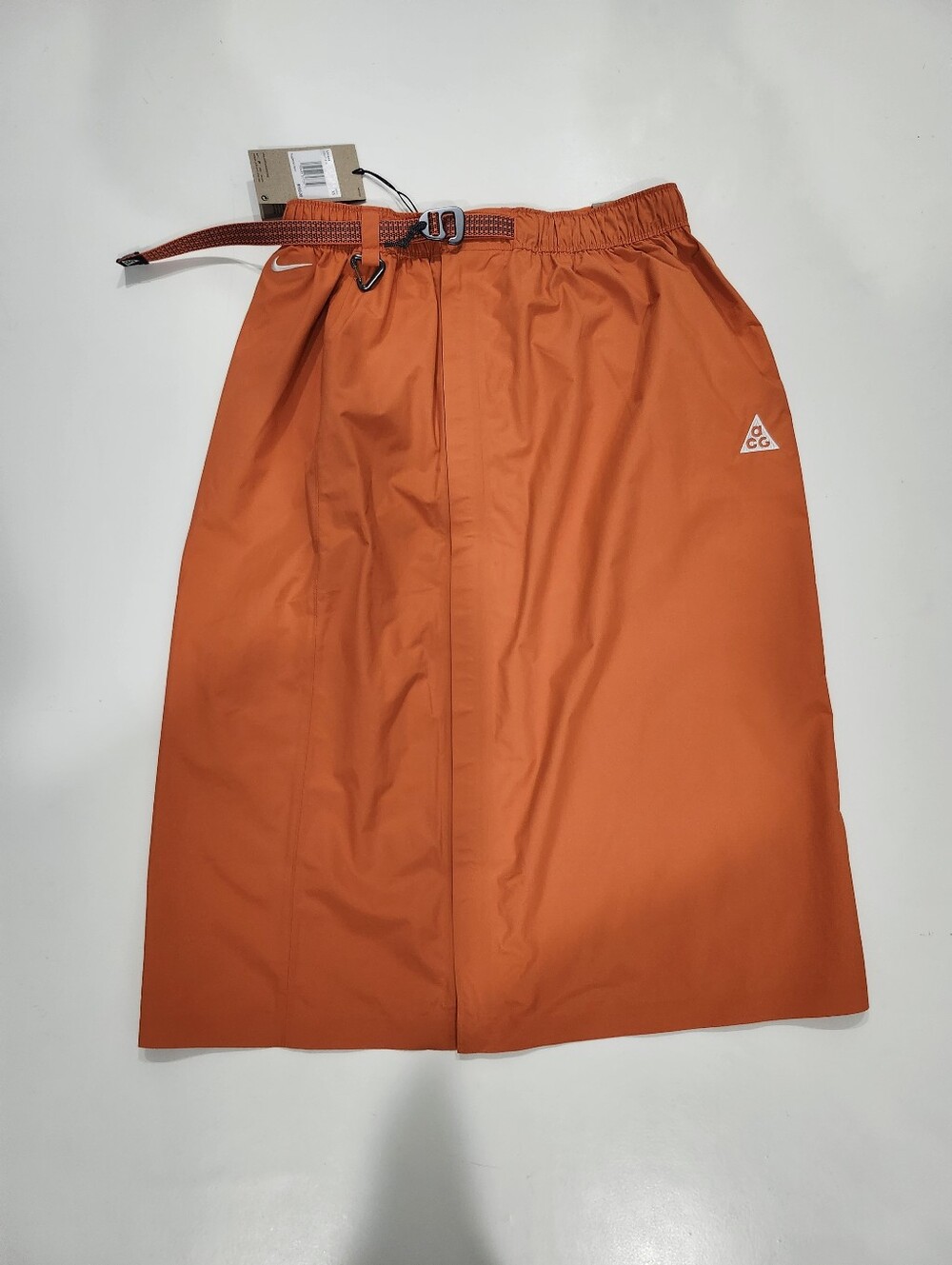 Nike ACG Morpho Storm-FIT ADV Wrap Skirt Orange Black II0927-819 Unisex Size XS